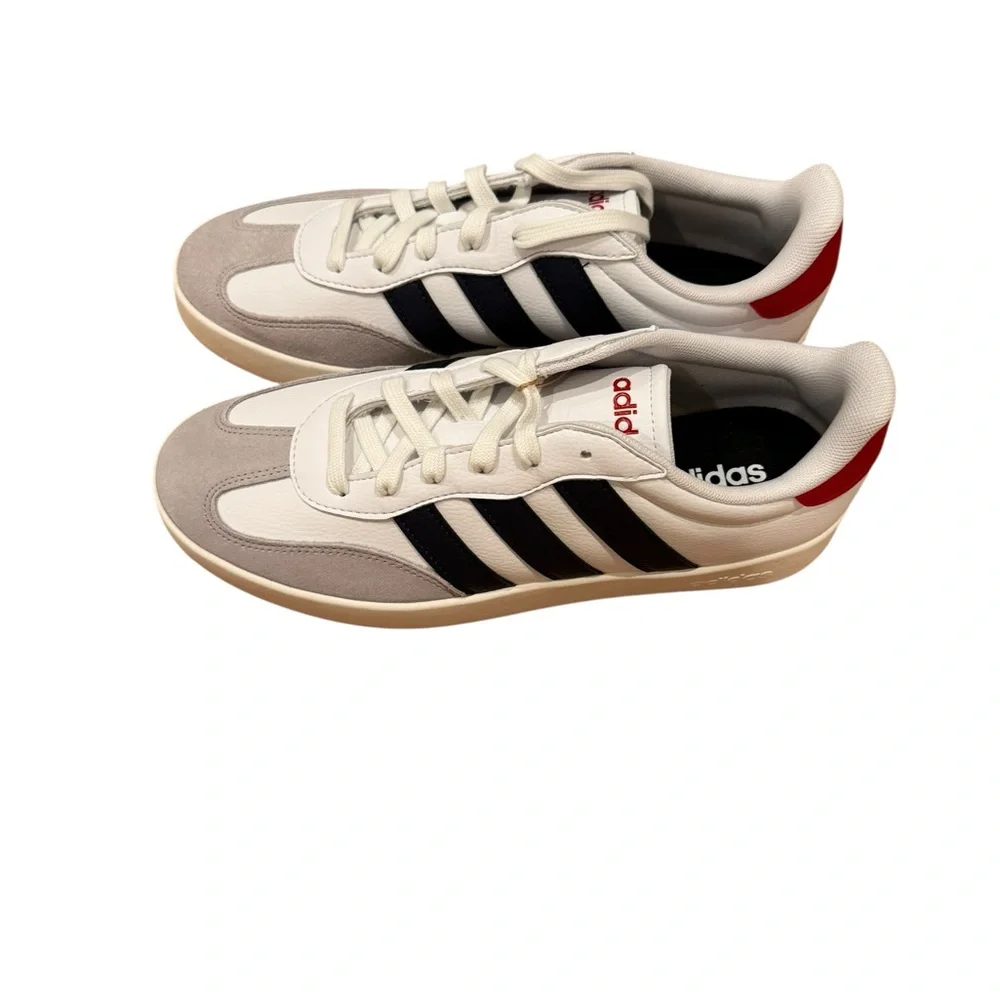 Adidas Barreda Men's Athletic‎ Shoe White Sneaker Footwear Casual Trainers 8.5